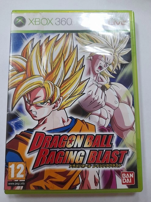Диск для X-Box 360  DRAGONBALL RAGING BLAST