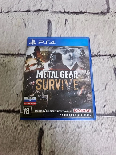 Диск для PS PS4 Metal Gear Survive