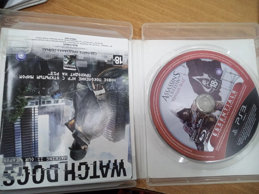 Диск для PS III Sony Assassic Creediv Чёрный флаг