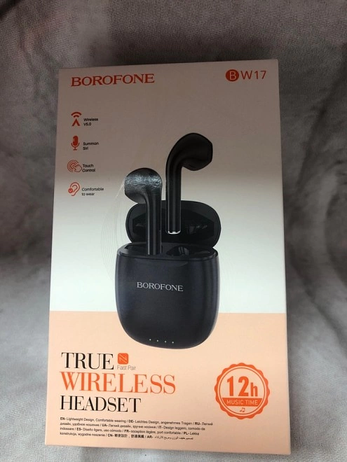 Наушники беспроводные Borofone BW17 черный