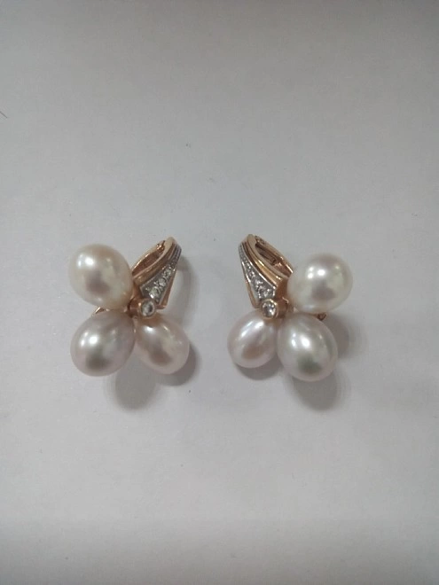 Серьги  золотые 585пр 7,9гр (ФМ)