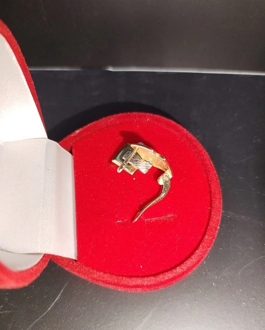 Серьги золотые 585 2.6гр (ФМ)