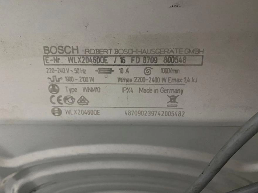 Стиральная машина Bosch WLX20460OE