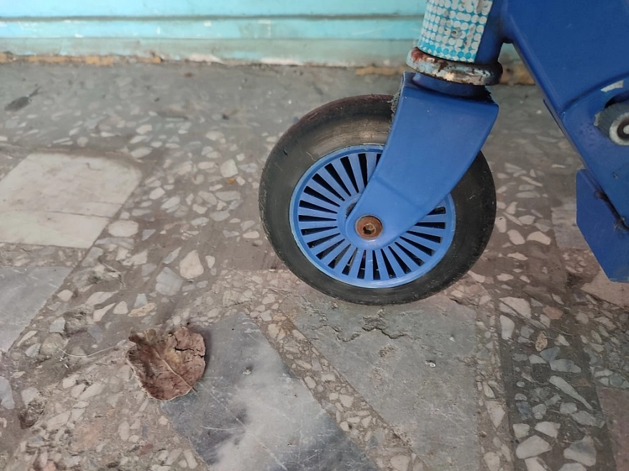 Самокат Scooter Детский самокат. Синий.14,5"