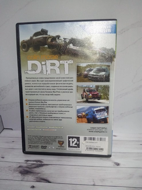 Диск для X-Box  colin mcrae DIRT