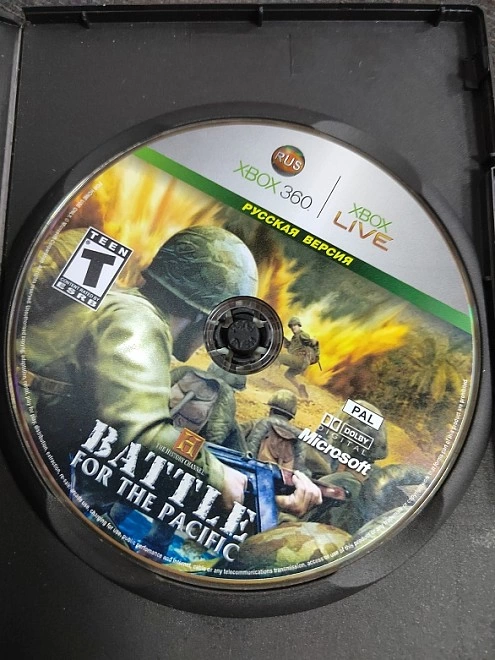 Диск для X-Box 360 Microsoft Battle for the Pacific