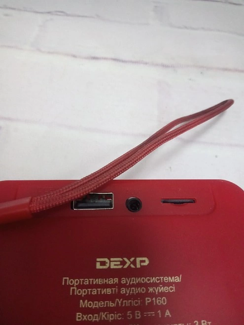 Портативная акустика Dexp P160
