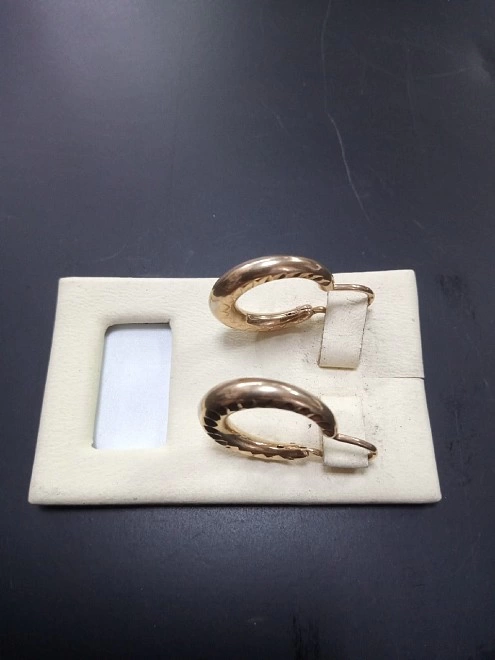 Серьги золотые 585 проба 4,79гр ФМ