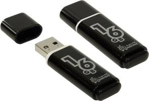USB Flash Drive Smartbuy 16Gb V-Cut Black