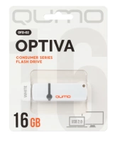 USB Flash Drive QUMO 16Gb Optiva (white) OFD-02