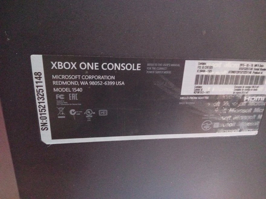 Игровая приставка X-Box One Microsoft 1540