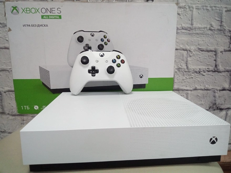 Игровая приставка X-Box One Microsoft ONE S All-Didgital Edition 1 ТБ