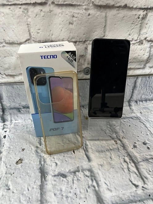 Смартфон TECNO Pop 7 64 ГБ чёрный