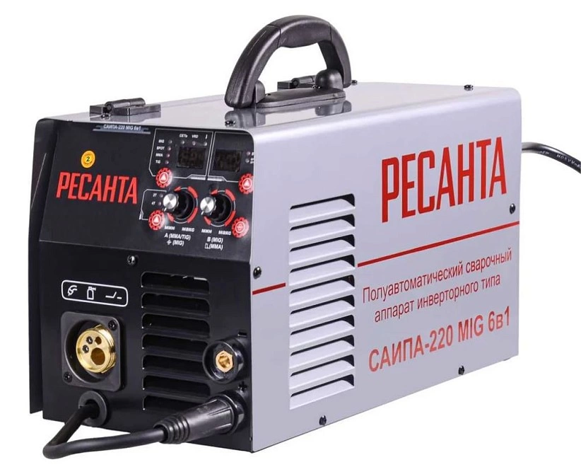 Сварочный аппарат РЕСАНТА САИПА-220 MIG 6в1 65/10