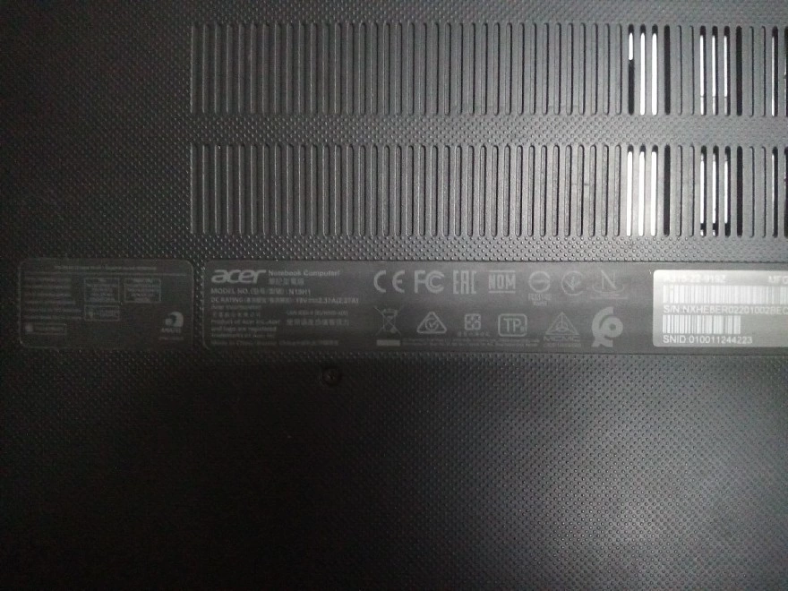 Ноутбук Acer aspire a315-22  A9 9420 Radeon R5 