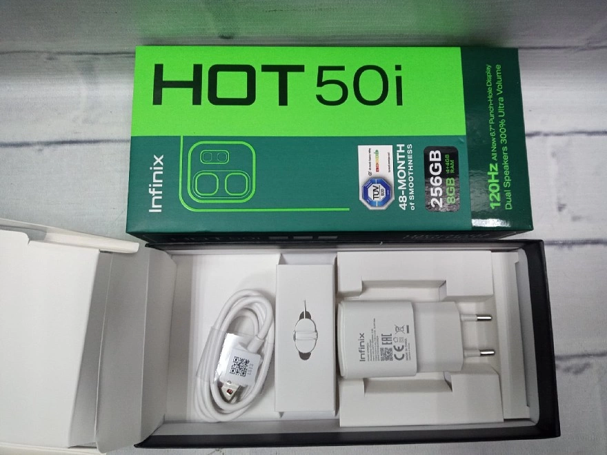 Смартфон Infinix HOT 50i 256 ГБ