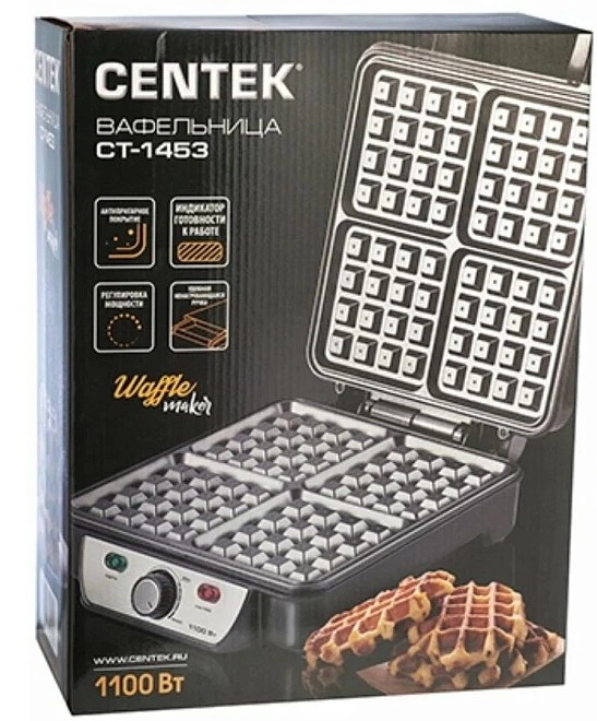 Электровафельница Centek CT-1453