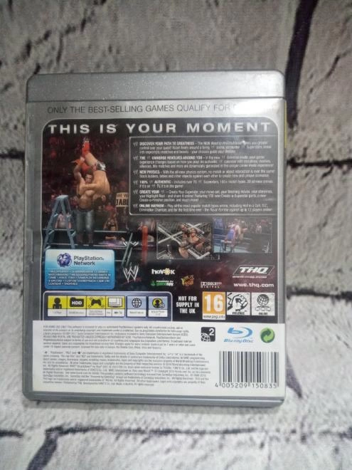 Диск для PS III Sony SmackDown! vs. RAW 2011
