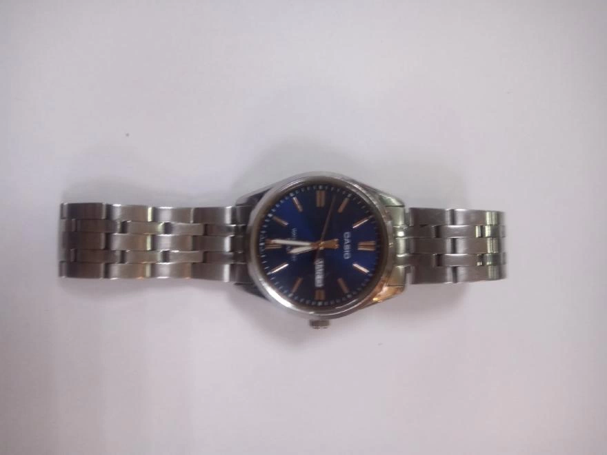 Часы наручные Casio Collection MTP-1333D-2A2, синий, серебряный