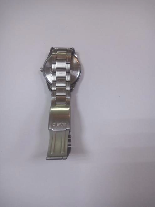 Часы наручные Casio 5361 Collection MTP-V005D-1B4, серебряный, черный