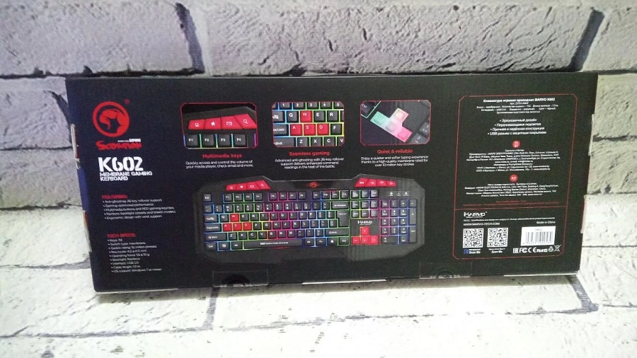 Клавиатура USB Marvo K602