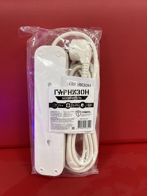 Сетевой фильтр Гарнизон EPB-G4-W-5