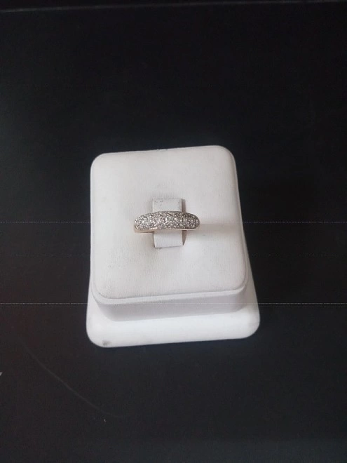 Кольцо золотое с камнями  585пр. 2,195гр. (ФМ)