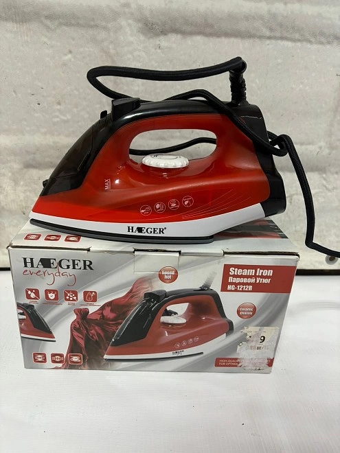 Утюг haeger паровой hg-1212r