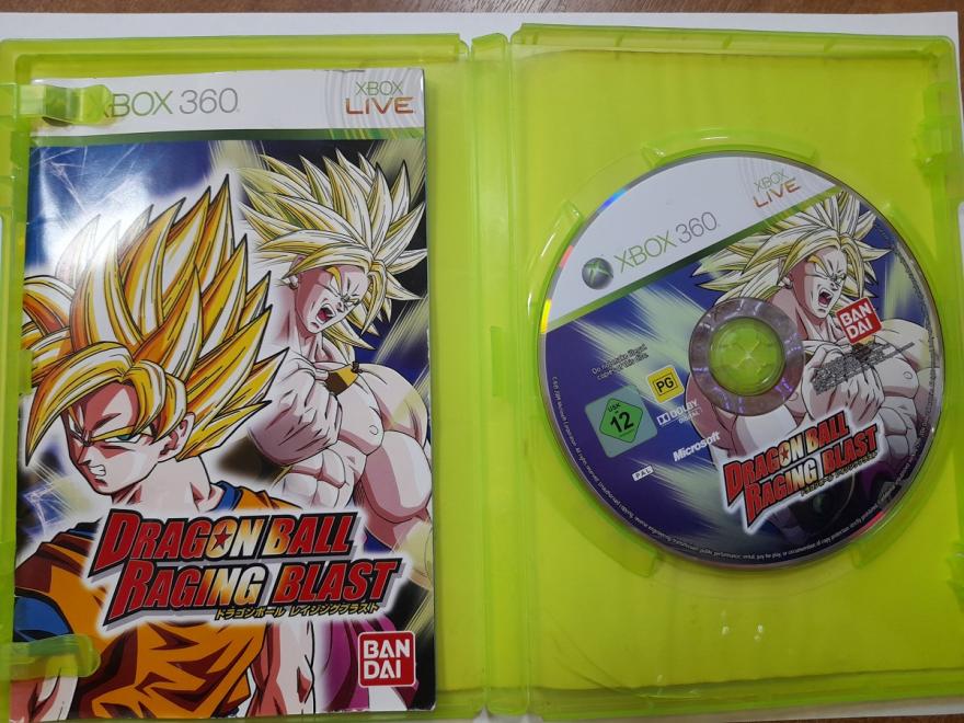 Диск для X-Box 360  DRAGONBALL RAGING BLAST