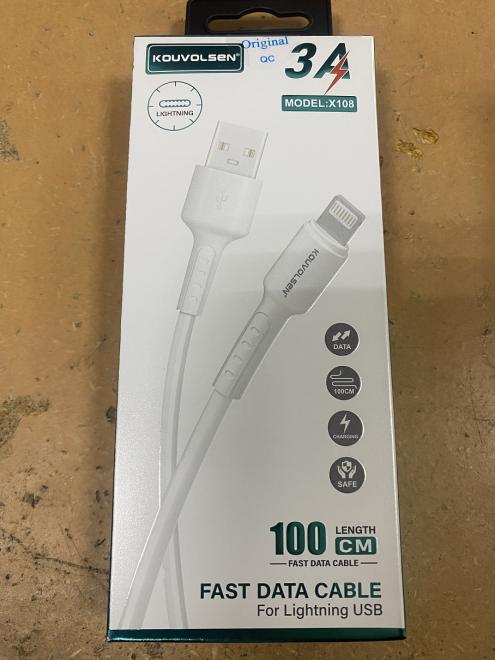 USB кабель Kouvolsen X108 3A